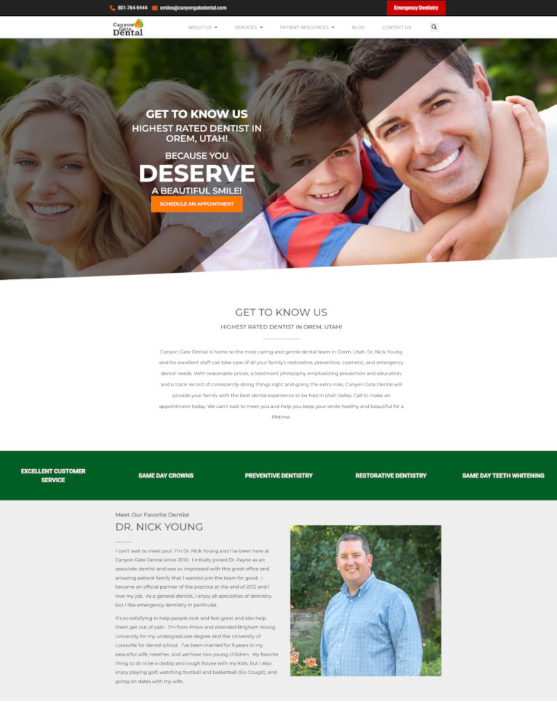 Canyon Gate Dental Homepage