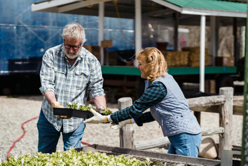 Business owner working with a customer